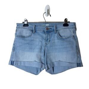 Old Navy Semi-Fitted Cuffed Denim Jean Shorts Light Wash Women’s Size 4